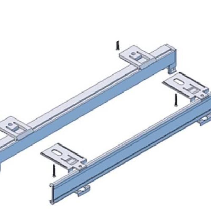 Jednokolejnice rovná s čelem pro záclony a závěsy